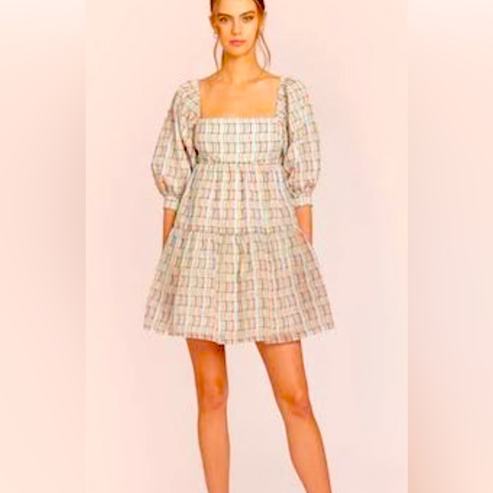 Amanda Uprichard Theodora dress small. Worn once. Perfect condition.